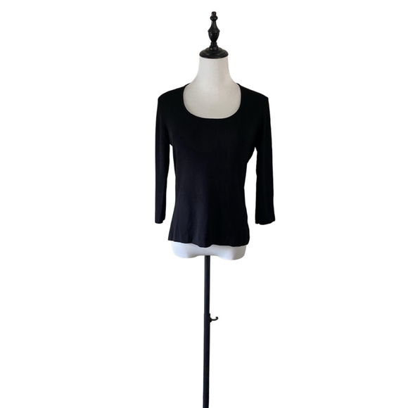 Mosca Sweaters - Mosca black top rayon size M